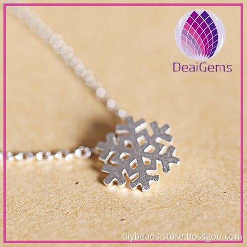 10x9.8mm 925 silver pendant with chain
